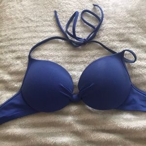 Blue Push Up Victoria Secret Pink Bikini Top